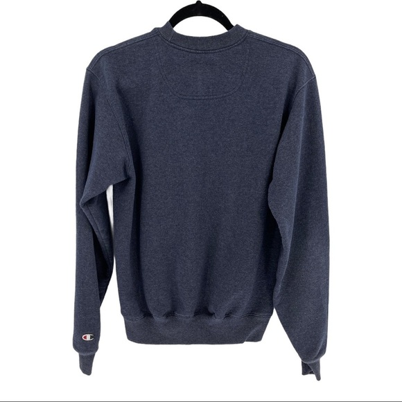 Champion Mens Blue Pullover Sweatshirt Size S - Picture 5 of 8